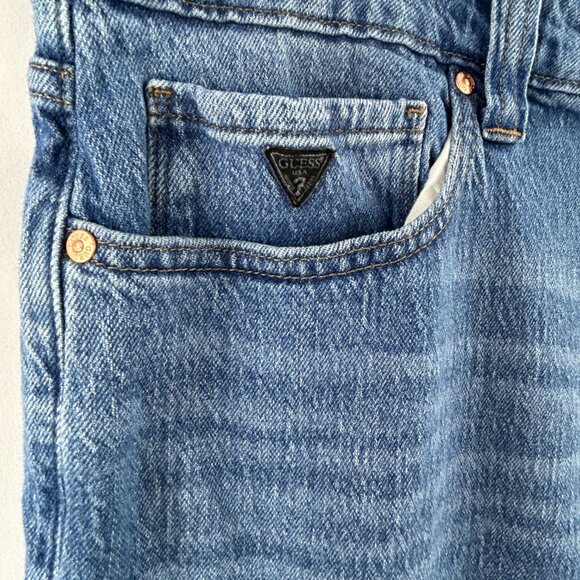 Guess – Tapered Straight Mid-Blue Jeans Men's W36 L32 - Picture 4 of 12